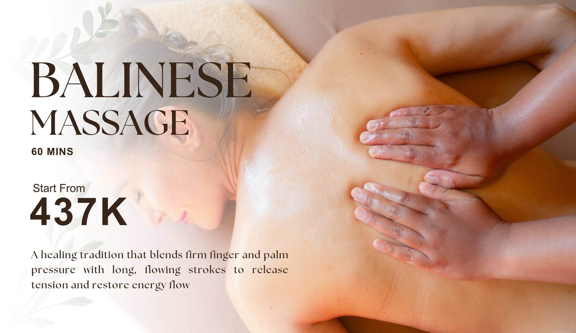 Balinese Massage Granary Experience