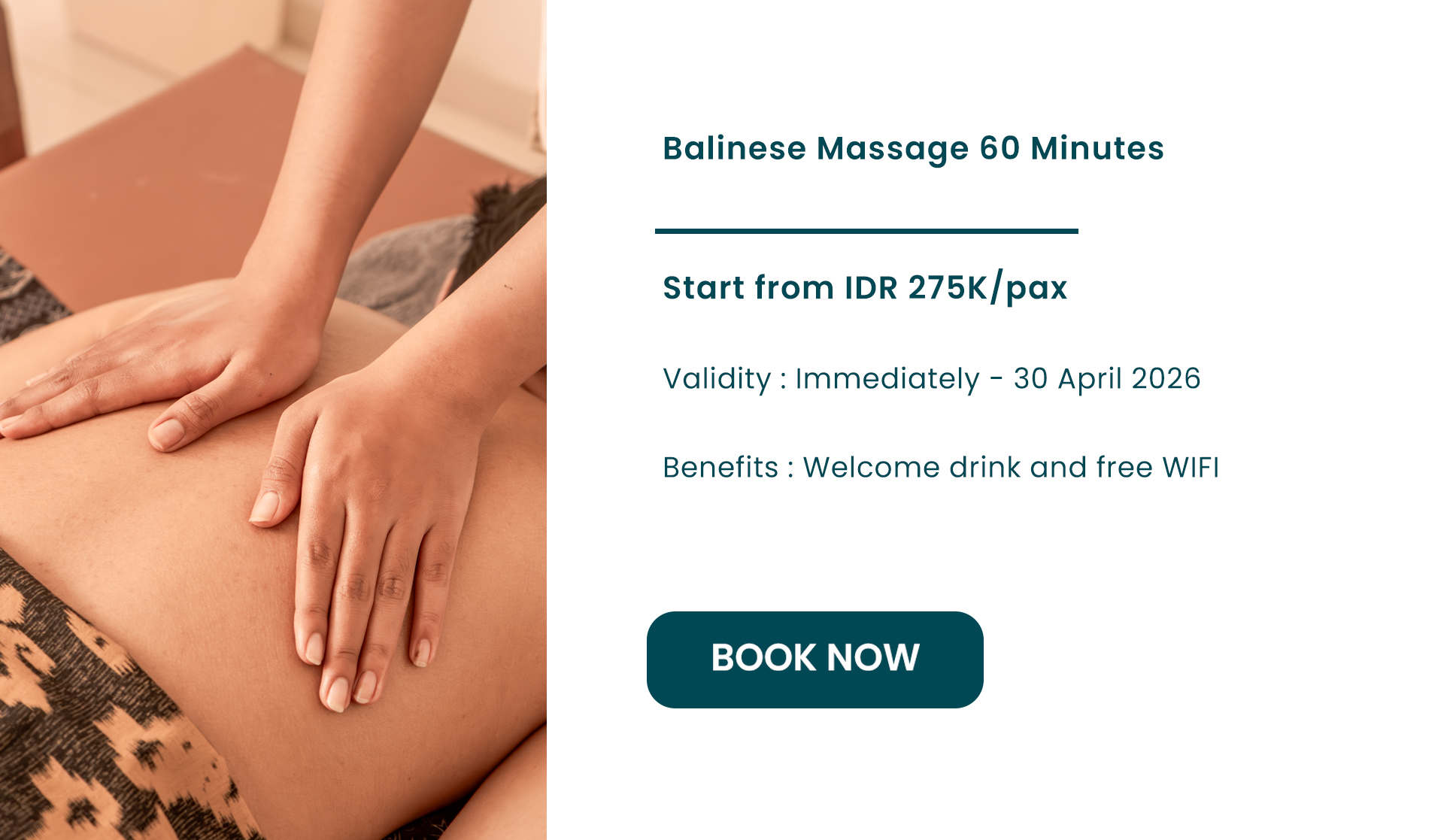 Balinese Massage Serenity Spa Kuta