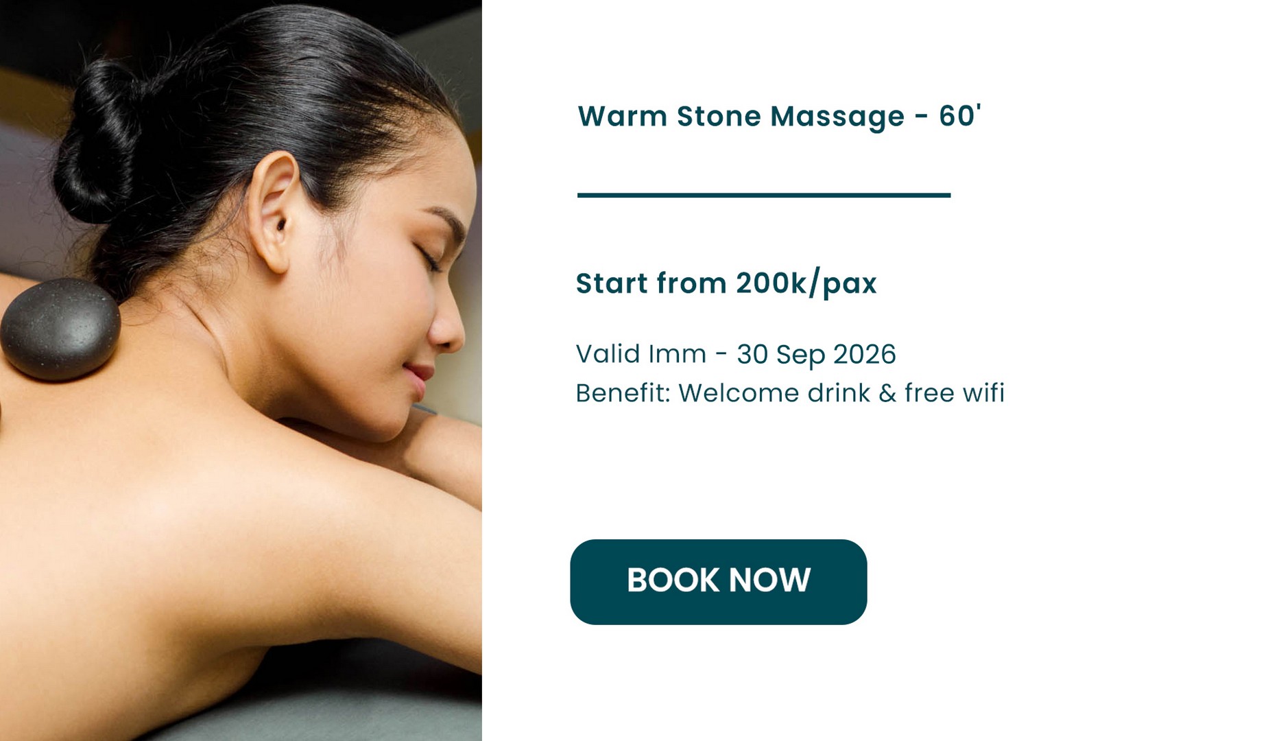Warm Stone Massage Suma SPA